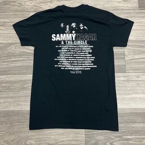 Sammy Hagar The Circle Band Tee Shirt‎ Mens Small Black Miami Rock Music Tour